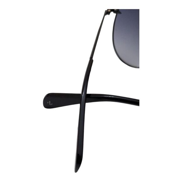 Rag&Bone RNB1006/S 807 9O Black Womens Black Tinted Aviator Sunglasses Polarized - Picture 6 of 6